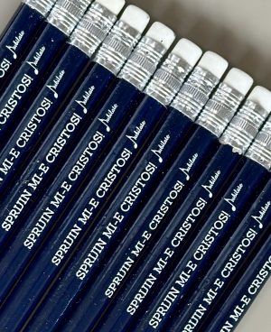 Creion inscripționat: Sprijin mi-e Cristos!